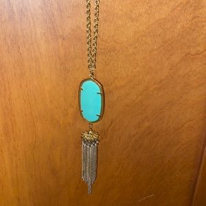 Kendra Scott Rayne Gold Pendant Long Necklace